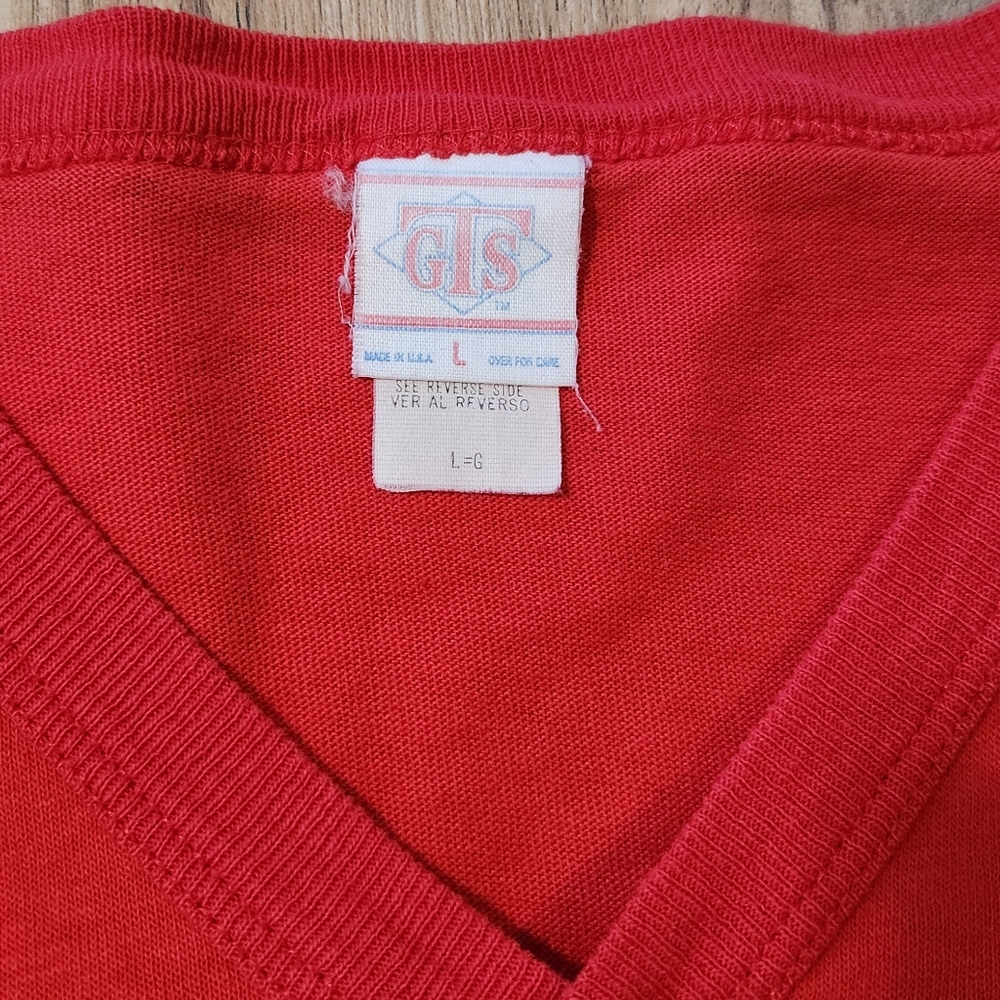Vintage 80s NHL Chicago Blackhawks Jersey Tee Large - Picture 7 of 14